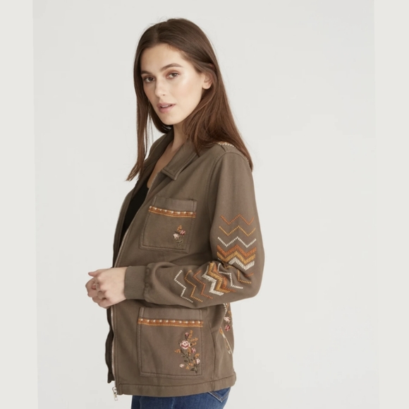DRIFTWOOD Jackets & Coats New Driftwood Laura Embroidered Utility